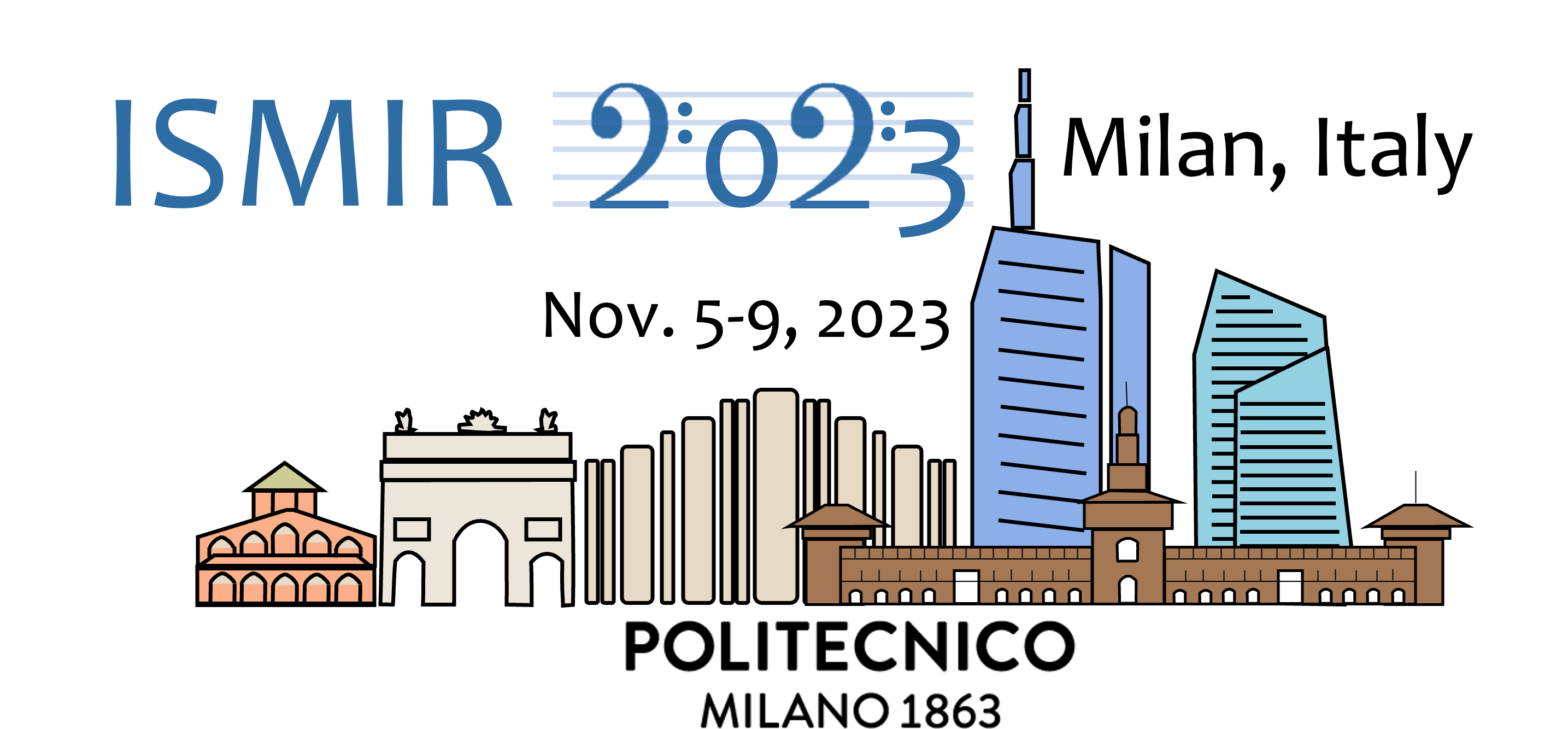ISMIR 2023 logo